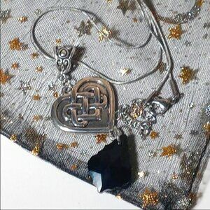 Beautiful Celtic knot Heart necklace